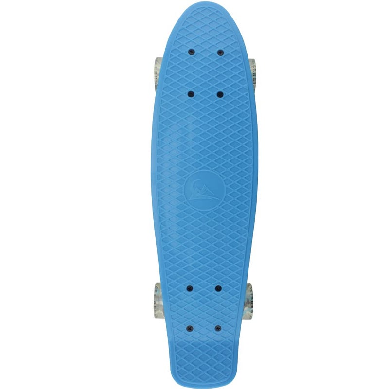 Meketec Skateboards Blue Kids Mini 22 inch Cruiser Beginner Skateboard Boys Board for Girl Youth Children Toddler Teenagers Adults Birthday (Blue) - Image 3